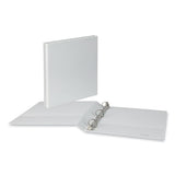 Slant D-ring View Binder, 3 Rings, 1" Capacity, 11 X 8.5, White, 12-carton
