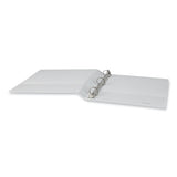 Slant D-ring View Binder, 3 Rings, 1" Capacity, 11 X 8.5, White, 12-carton