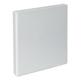 Slant-ring View Binder, 3 Rings, 1" Capacity, 11 X 8.5, White, 4-pack