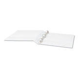 Slant-ring View Binder, 3 Rings, 1" Capacity, 11 X 8.5, White