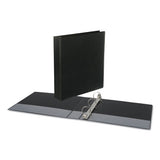 Slant-ring View Binder, 3 Rings, 1.5" Capacity, 11 X 8.5, Black