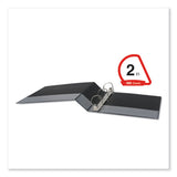 Slant D-ring View Binder, 3 Rings, 2" Capacity, 11 X 8.5, Black, 6-carton