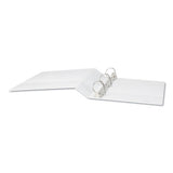 Slant-ring View Binder, 3 Rings, 2" Capacity, 11 X 8.5, White
