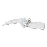 Slant-ring View Binder, 3 Rings, 3" Capacity, 11 X 8.5, White