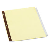 Deluxe Extended Insertable Tab Indexes, 5-tab, 11 X 8.5, Buff, 24 Sets