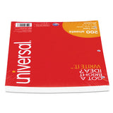 Filler Paper, 3-hole, 8.5 X 11, Wide-legal Rule, 200-pack