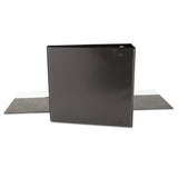 Slant-ring View Binder, 3 Rings, 4" Capacity, 11 X 8.5, Black