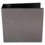 Slant-ring View Binder, 3 Rings, 4" Capacity, 11 X 8.5, Black