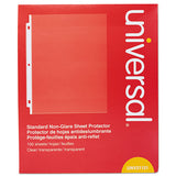 Standard Sheet Protector, Standard, 8 1-2 X 11, Clear, Non-glare, 100-box