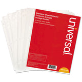 Top-load Poly Sheet Protectors, Standard Gauge, Letter, Clear, 50-pack