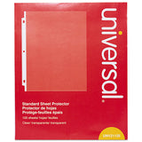 Top-load Poly Sheet Protectors, Standard, Letter, Clear, 100-box