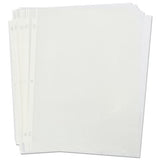Top-load Poly Sheet Protectors, Nonglare, Economy, Letter, 200-box
