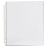 Top-load Poly Sheet Protectors, Heavy Gauge, Clear, 50-pack