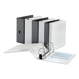 Deluxe Easy-to-open D-ring View Binder, 3 Rings, 2" Capacity, 11 X 8.5, Black