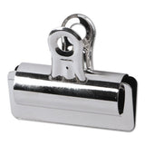 Bulldog Clips, Jumbo, Nickel-plated, 12-pack