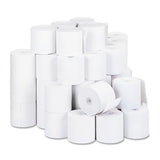 Impact & Inkjet Print Bond Paper Rolls, 0.5" Core, 2.75" X 190 Ft, White, 50-carton