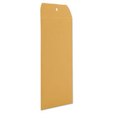 Kraft Clasp Envelope, #55, Square, Clasp-gummed Closure, 6 X 9, Brown Kraft, 100-box