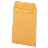 Self-stick Open-end Catalog Envelope, #10 1-2, Square Flap, Self-adhesive Closure, 9 X 12, Brown Kraft, 250-box