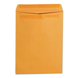 Self-stick Open-end Catalog Envelope, #10 1-2, Square Flap, Self-adhesive Closure, 9 X 12, Brown Kraft, 250-box