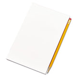 Scratch Pads, Unruled, 4 X 6, White, 100 Sheets, 12-pack