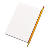 Scratch Pads, Unruled, 4 X 6, White, 100 Sheets, 12-pack