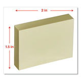 Self-stick Note Pads, 1 1-2 X 2, Assorted Pastel Colors, 100-sheet, 12-pack