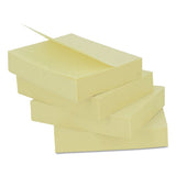 Self-stick Note Pads, 3 X 3, Yellow, 100-sheet, 12-pack
