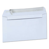 Peel Seal Strip Business Envelope, #6 3-4, Square Flap, Self-adhesive Closure, 3.63 X 6.5, White, 100-box