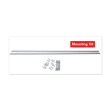 Frameless Magnetic Glass Marker Board, 48" X 36", White