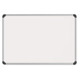 Magnetic Steel Dry Erase Board, 72 X 48, White, Aluminum Frame