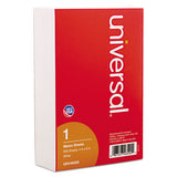 Loose White Memo Sheets, 4 X 6, Unruled, Plain White, 500-pack