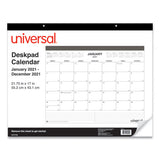 Desk Pad Calendar, 22 X 17, 2021