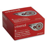 Side-application Correction Tape, 1-5" X 393", 6-pack