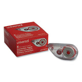 Side-application Correction Tape, 1-5" X 393", 6-pack