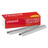 Standard Chisel Point Staples, 0.25" Leg, 0.5" Crown, Steel, 5,000-box