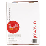 White Labels, Inkjet-laser Printers, 1 X 4, White, 20-sheet, 250 Sheets-box