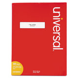 White Labels, Inkjet-laser Printers, 1 X 4, White, 20-sheet, 250 Sheets-box