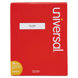 White Labels, Inkjet-laser Printers, 1 X 4, White, 20-sheet, 100 Sheets-box