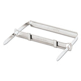 Two-piece Paper Fasteners, 2" Capacity, 2.75" Center To Center, Silver, 50-box