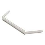Two-piece Paper Fasteners, 1" Capacity, 2.75" Center To Center, Silver, 100-box