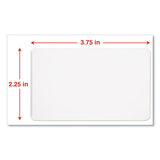Laminating Pouches, 5 Mil, 3.75" X 2.25", Matte Clear, 100-box
