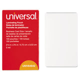 Laminating Pouches, 5 Mil, 3.75" X 2.25", Matte Clear, 100-box