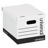 Basic-duty Easy Assembly Storage Files, Letter-legal Files, White, 12-carton