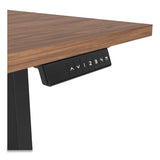 Essentials Electric Sit-stand Desk, 55.1" X 27.5" X 25.9" To 51.5", Espresso-black