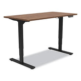 Essentials Electric Sit-stand Desk, 55.1" X 27.5" X 25.9" To 51.5", Espresso-black