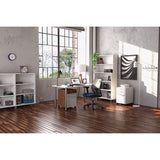 Essentials Laminate Bookcase, Five-shelf, 35.8 X 14.9 X 72, White
