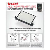 Trodat E4750 Stamp Replacement Pad, 1 X 1 5-8, Blue-red
