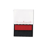 Trodat T4850 Dater Replacement Pad, 3-16 X 1, Blue-red