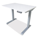 Electric Height Adjustable Standing Desk, 36 X 23.6 X 38.7 To 48.4, White, Ships In 1-3 Business Days