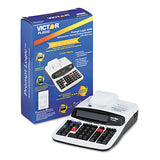 Pl8000 One-color Prompt Logic Printing Calculator, Black Print, 8 Lines-sec